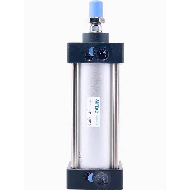 亚德客标准气缸大推力SC32/40/50/63/80/100X25X75X200X500X800-S