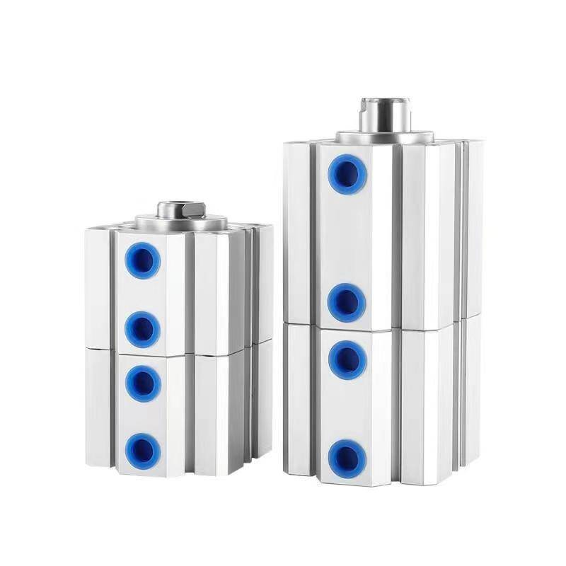 亚德客多位置薄型倍力气缸SDAW/SDAT20/25X25X30X40X50X60X70X80B