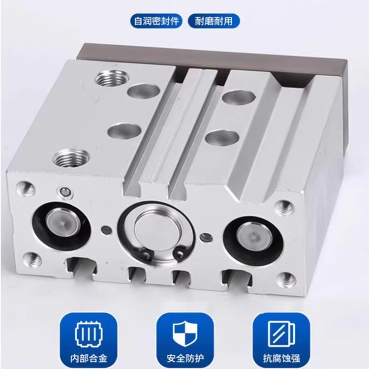 亚德客原装TCL三杆三轴气缸带导杆气缸12/16/50-10X15X20X25X30-S