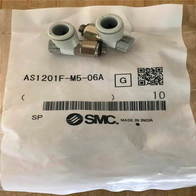 SMC节流阀AS234201F AS1201F-M5-06 M3-04 01 08S 06S