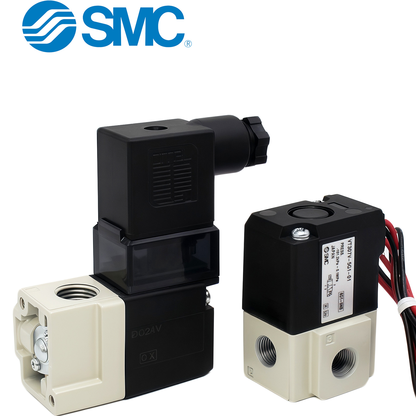SMC二位三通高频真空电磁阀VT307/VT317-5G1-01-6D1-02-6G-02