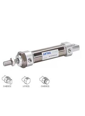 亚德客不锈钢迷你气缸小型气动MA16/20/25/32/40/50/25X75X500SCA