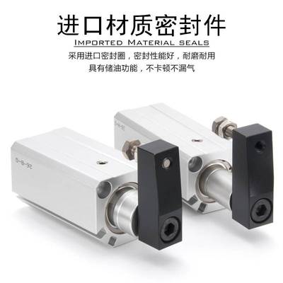 原装亚德客回转夹紧气缸QCKL12X10S QCKL12X20S QCKL16X10/20/30