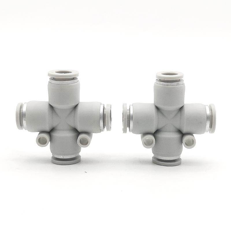 ATC现货原装亚德客气管接头 十字型四通 APZA4/6/8/10/12