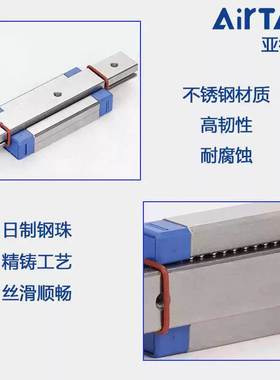 原装亚德客滑块线导轨LRM9N1*55/75/95/115/135/155-AAAH-AABH-BP