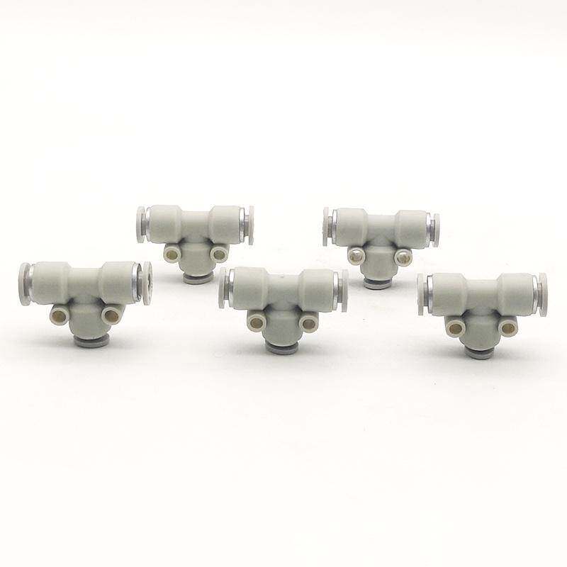 亚德客气动快速气管接头T型变径三通快插X-APEG12-10-8-6-4 mm 厘