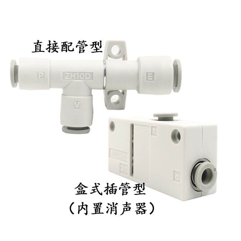 SMC盒式真空发生器ZH05/07/10/13BS-06-06-08-10-01-01-02 管式DS