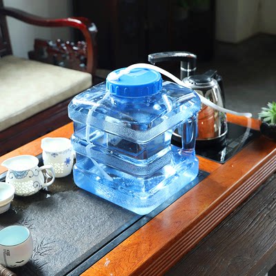 茶水桶茶桶塑料储水桶功夫茶具配件茶台水桶家用排水桶小号装水桶