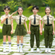 男童军装 儿童迷彩演出服军训服班服套装 幼儿园毕业照服装 警察表演