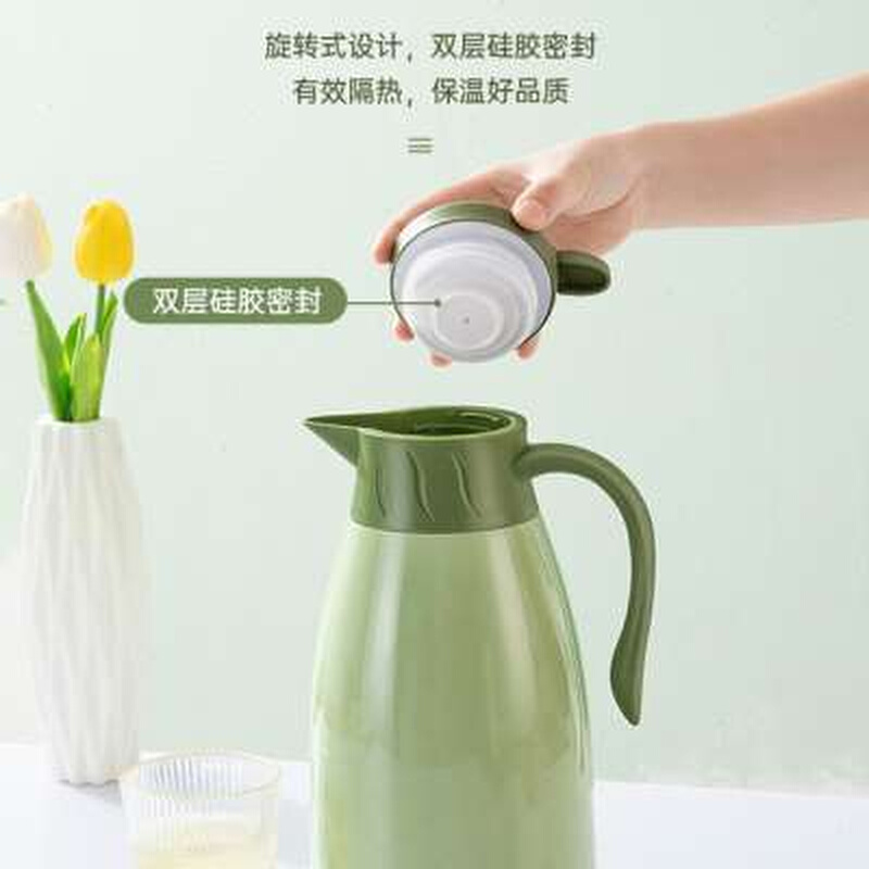 极速盼硕保温壶家l用暖水壶热水瓶小型保温水壶大容量按压式保温