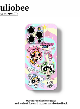 创意联名小女警适用苹果17promax手机壳16pro华为mate70新款pura70菲林壳OPPOReno13/vivos20x200小米15超火