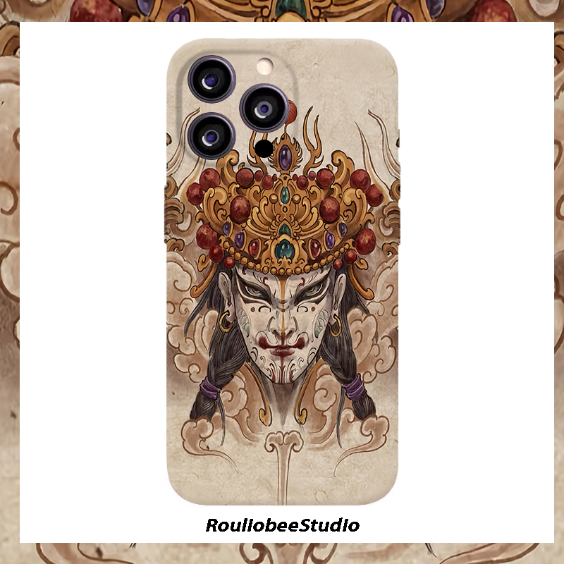 宫将首白鹤童子适用苹果17promax手机壳16pro华为mate70新款pura70菲林壳OPPOReno13/vivos20x200小米15超火