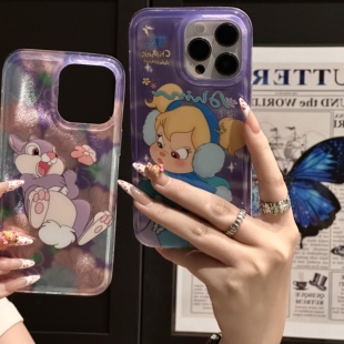 动漫卡通花栗鼠桑普兔适用华为Pura70苹果15手机壳小米iPhone14防摔OPPOReno12荣耀200vivox100siQOOz9一加Ac