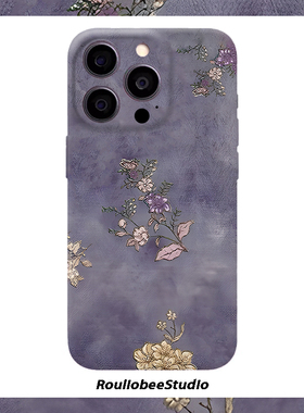 创意复古玫瑰适用苹果17promax手机壳16pro华为mate70新款pura70菲林壳OPPOReno14/vivos30x200小米15超火套