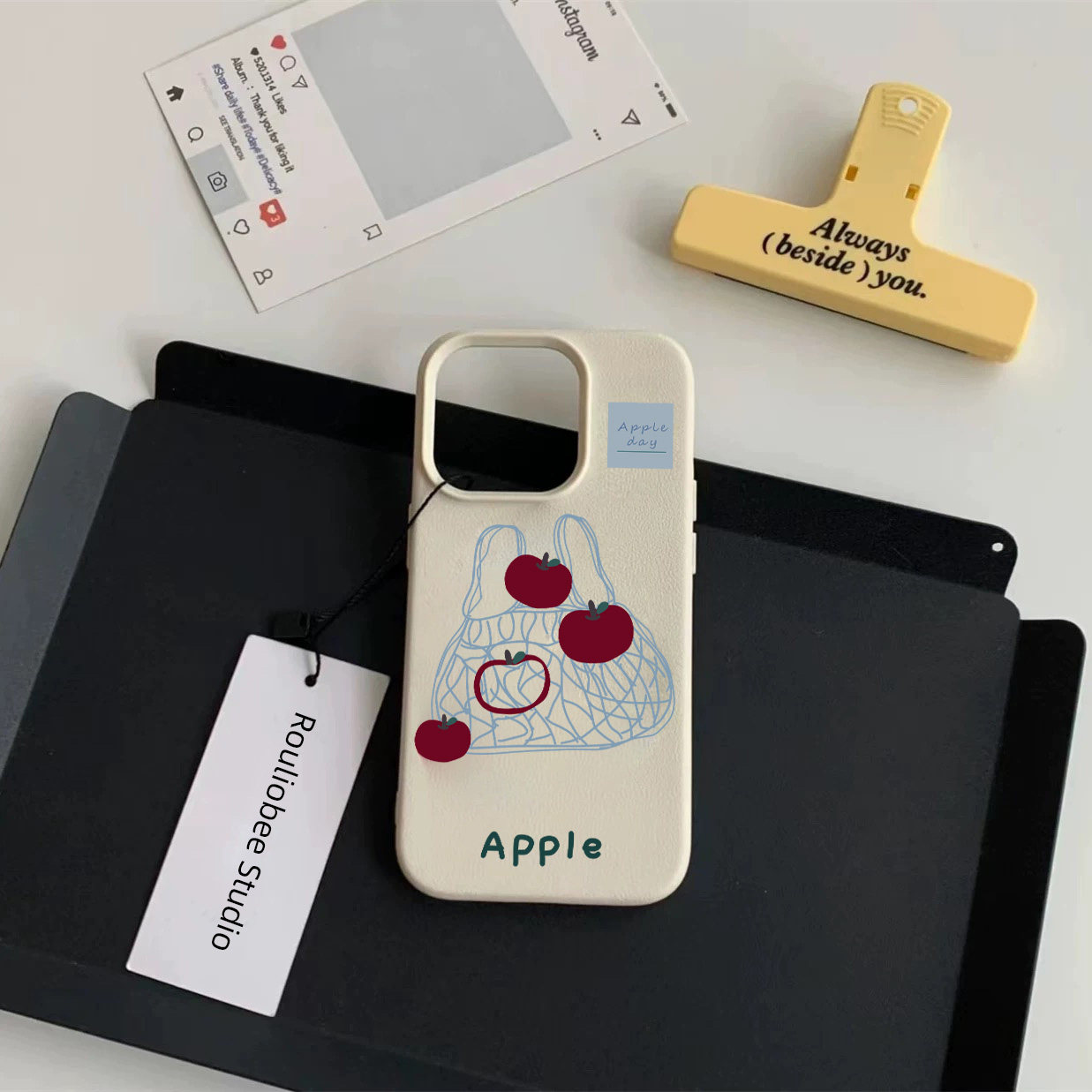 韩系ins简约风线条编织袋苹果适用iphone15promax苹果14手机壳15新款15pro女12小众13pm皮纹硅胶创意防摔套