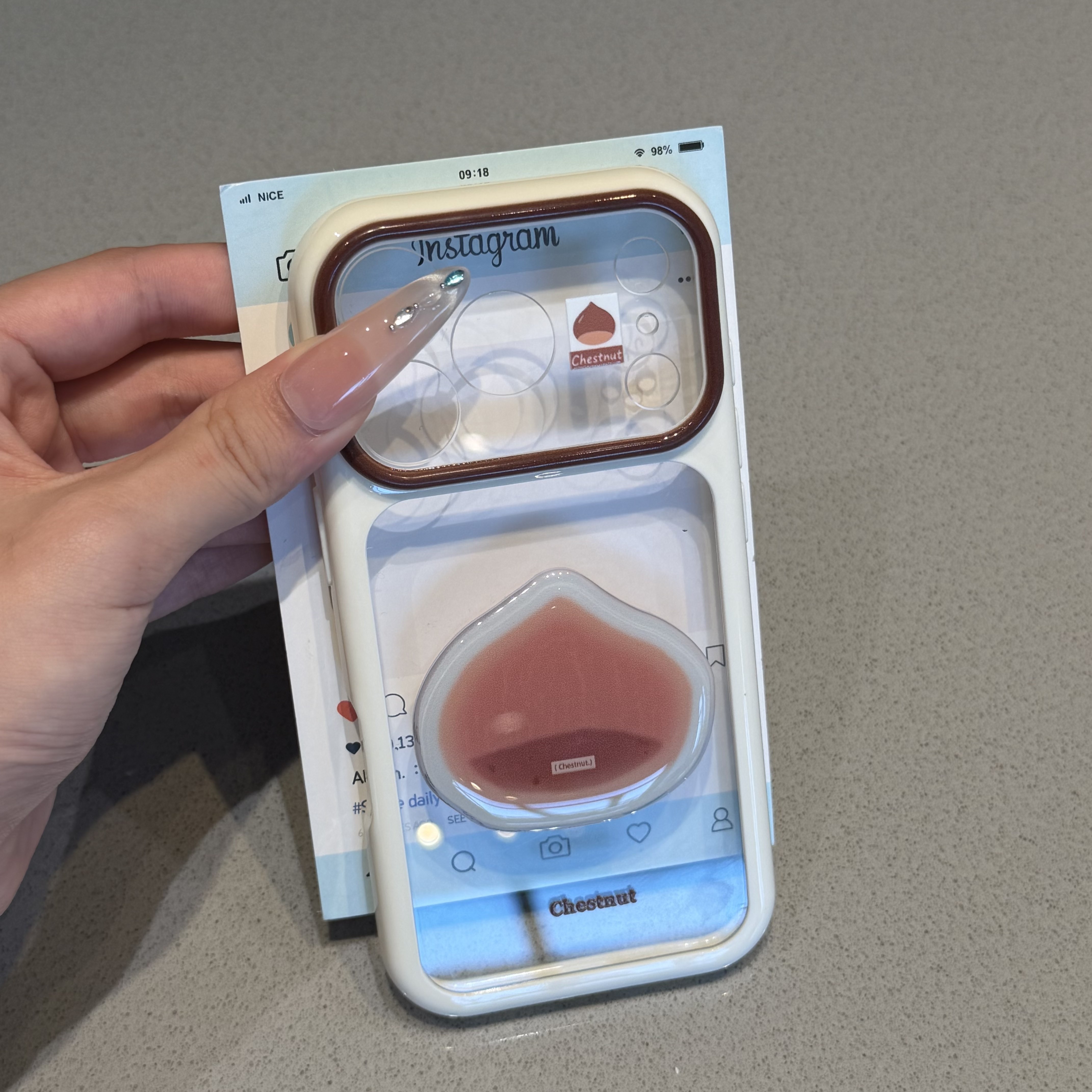 多巴胺板栗番茄适用iPhoneDuo苹果18promax贴件手机壳17Pro新款星空壳vivoX500/华为mate80/小米18pro男女款