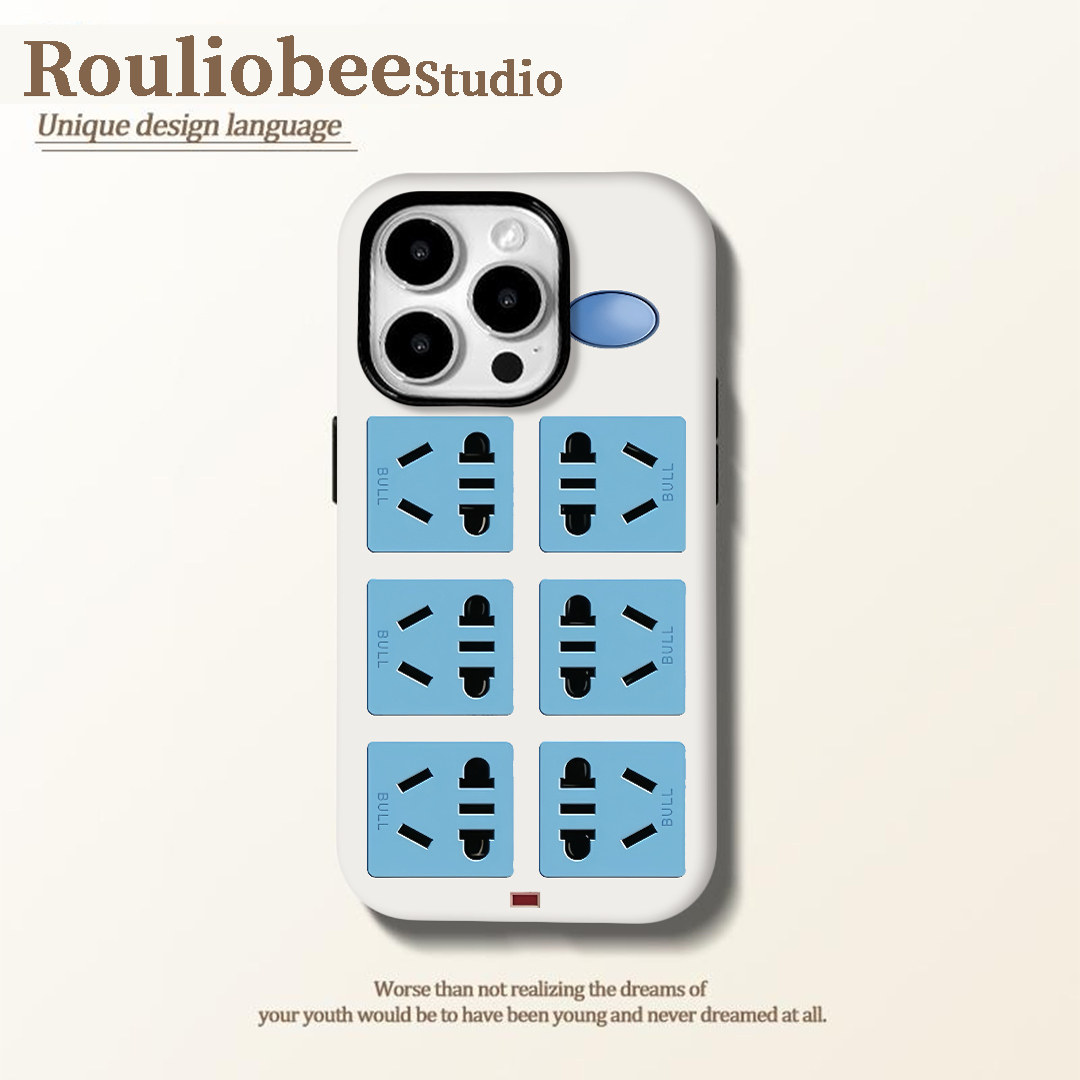 搞怪创意排插坐适用苹果15手机壳iPhone16promax华为mate70荣耀vivo小米超火菲林二合一防摔软套OPPO网红超火,3C数码配件,手机保护套/壳,淘宝优惠券,粉丝福利购,淘宝优惠卷