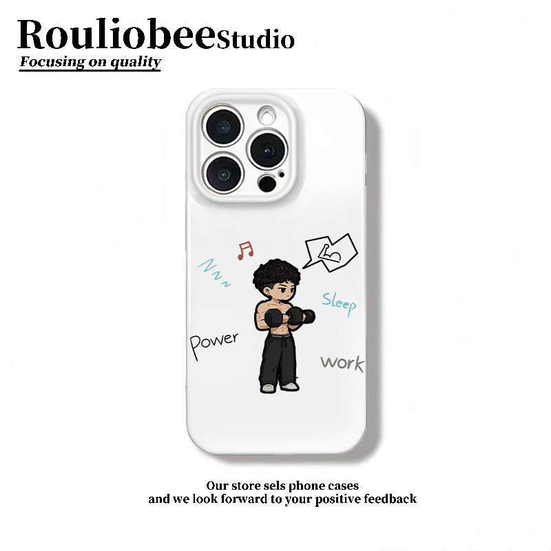 健身撸铁男孩适用苹果18promax/Duo手机壳iPhone17Pro华为PuraXview/9080菲林壳OPPO/vivox300防摔小米17pro
