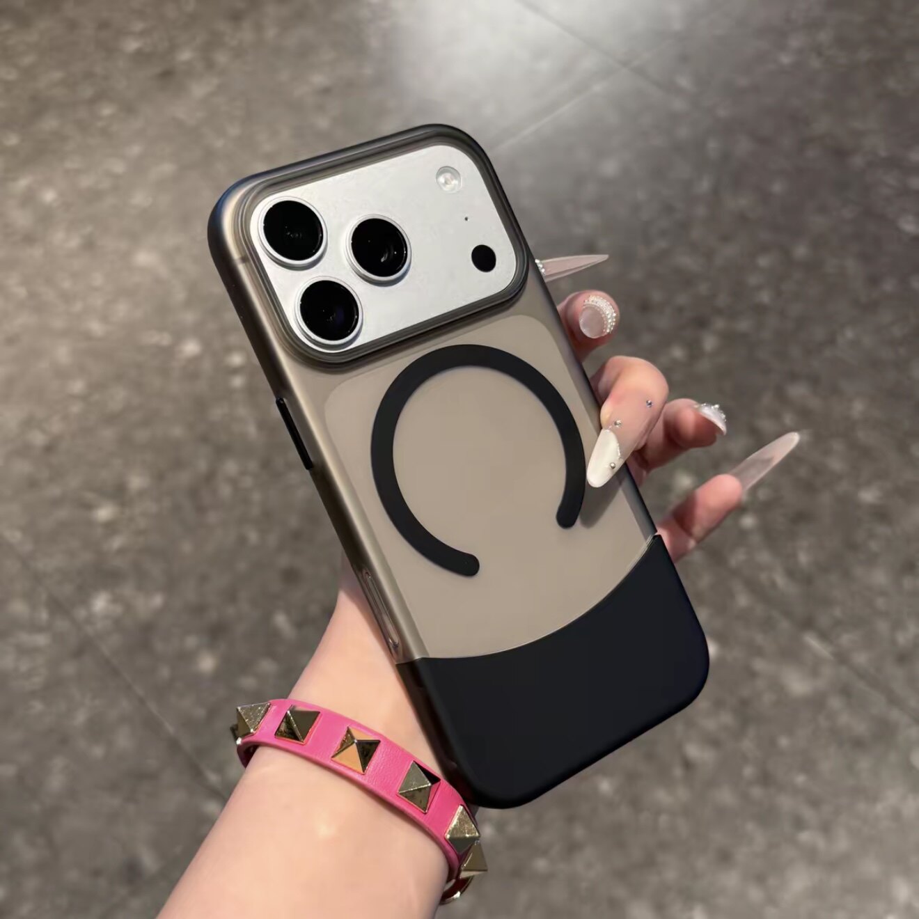 【双色拼接 可拆卸】磁吸磨砂半透明17pro防摔适用苹果iPhone16promax手机壳华为Mate70/p80保护套小米17pro