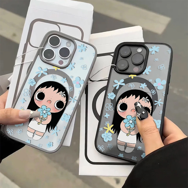搞怪黏土怪兽适用于苹果18Promax磁吸手机壳iphone17Pro情侣14透明13Pro保护套12mini硅胶软7/8plus防摔17air