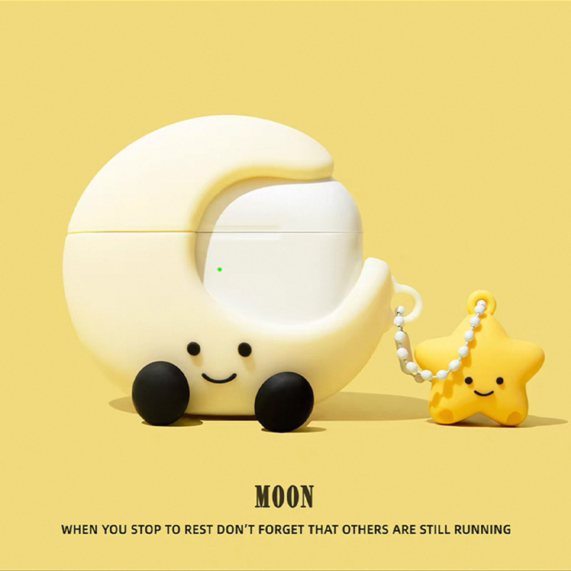 适用airpods保护套硅胶可爱苹果耳机套保护壳AirPods1/2代潮牌ins软airpods无线蓝牙耳机充电仓盒子pro壳3代2