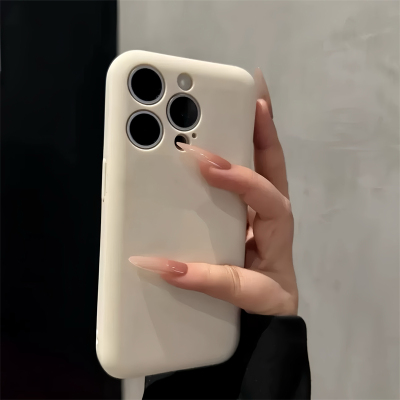 小红书同款液态硅胶适用苹果16promax手机壳简约新款商务iphone15手机套纯色高级感13/14男女防摔个性保护壳