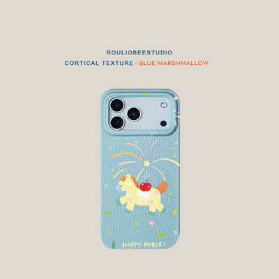 烟花马上平安适用iPhone17promax苹果16pro手机壳华为Mate80新款高颜值皮纹荣耀500多色vivox300小米17Pro软