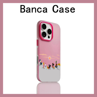 动漫迪士伙伴适用iPhone17promax手机壳苹果16pro肤感果冻壳15pro多色14防摔16新款15plus保护套x/xr男女款软