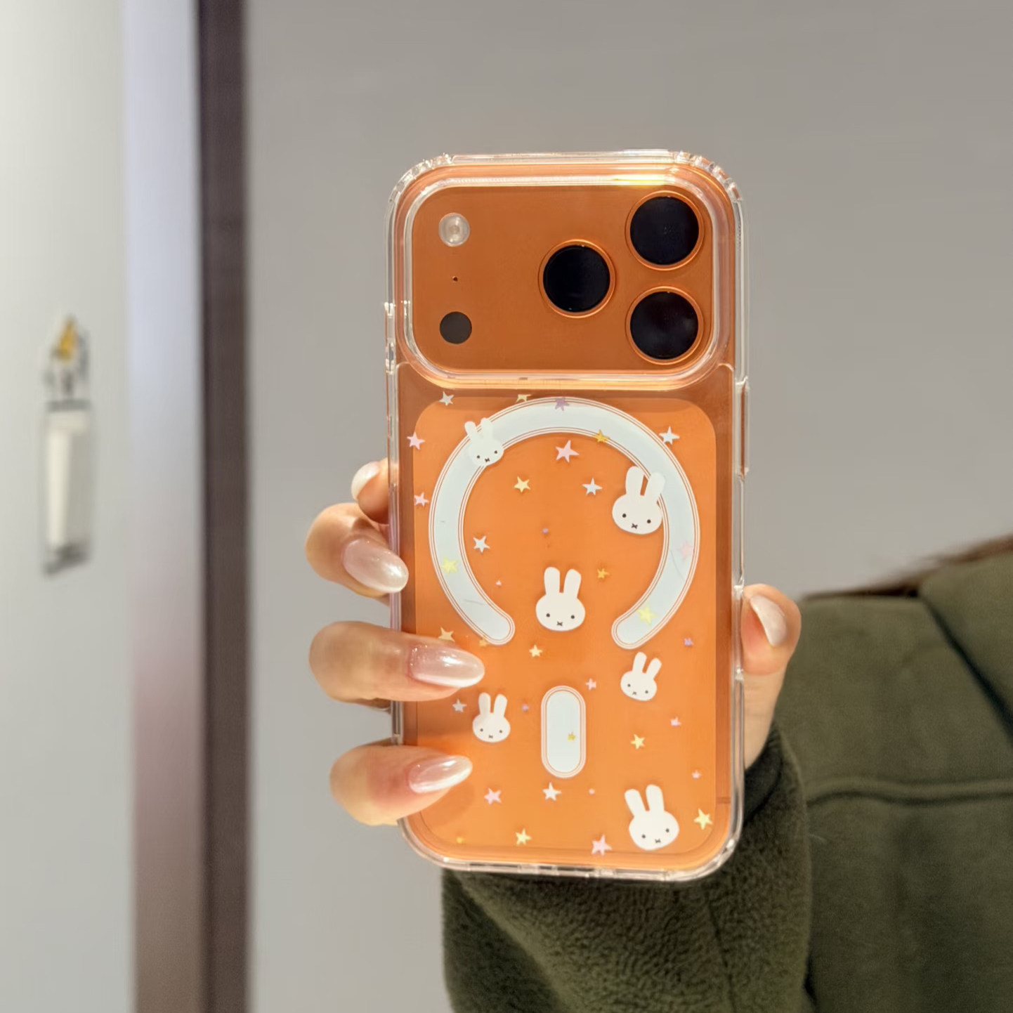 星星miffy适用于苹果17Promax磁吸手机壳iphone16Pro男女款14透明13Pro保护套12mini硅胶软7/8plus防摔17air