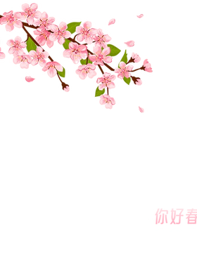 超大春天桃花樱花玻璃贴开春