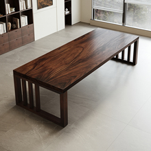南美黑胡桃木南美黑胡桃木实木书桌家用办公桌写字桌工作台长条桌