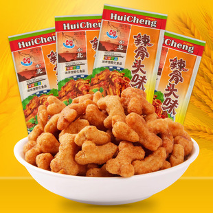 东北辣骨头宿舍耐吃怀旧零食小吃休闲食品小包装香脆膨化网红爆款