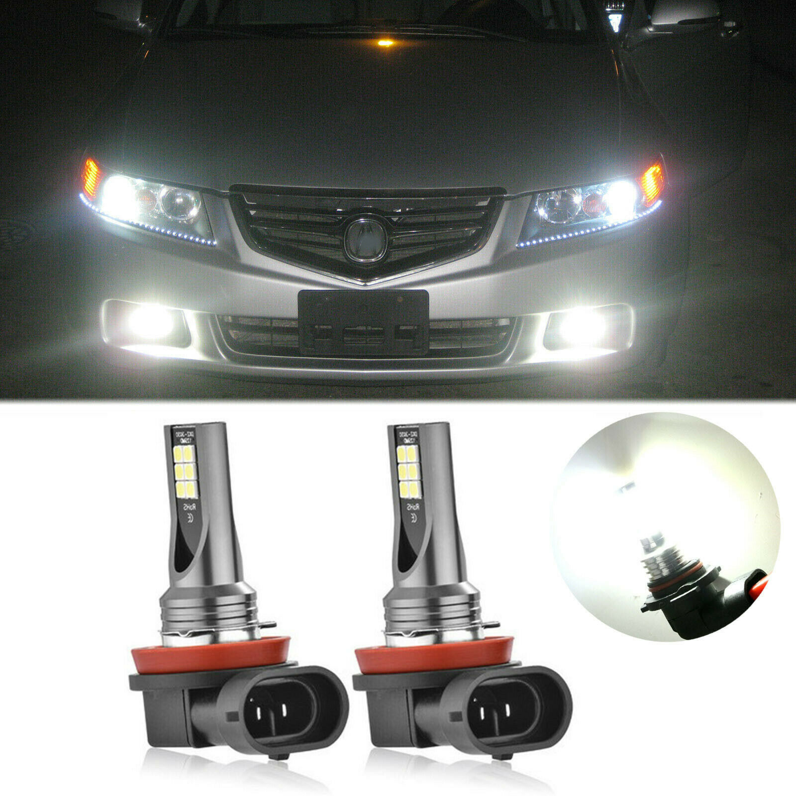 H11H812SMD110WLED雾灯汽车