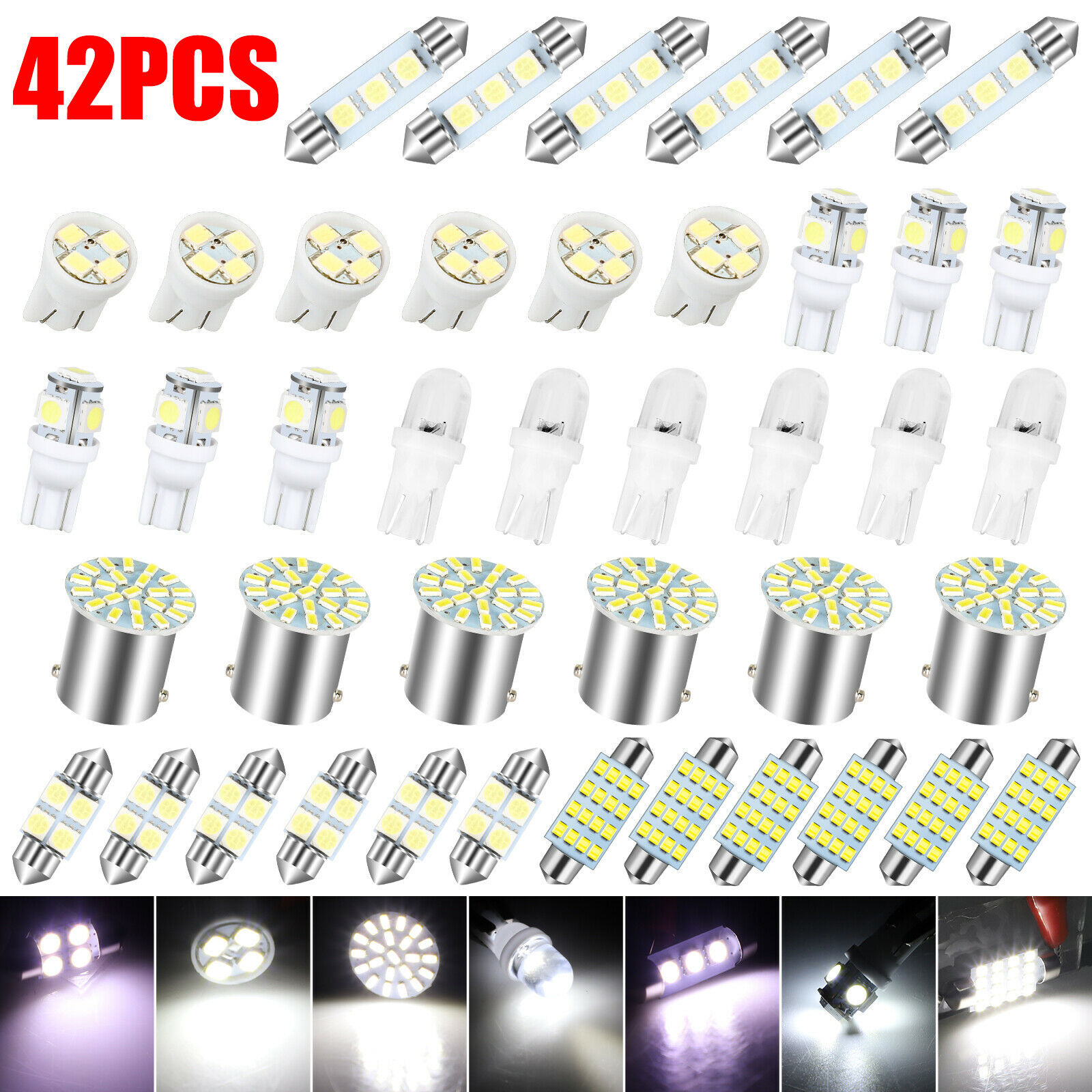 汽车LED组合套装42PCST10示宽灯