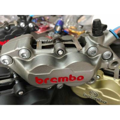 德安车行 正品布雷博BREMBO鲍鱼对4卡钳对四刹车卡钳下泵灰色黑色