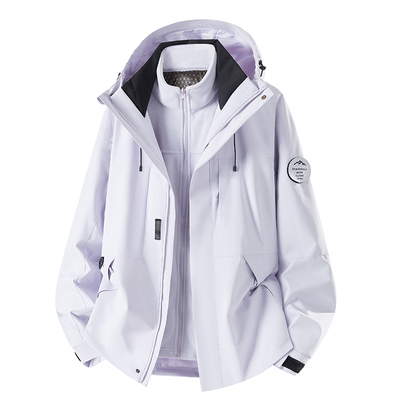 羽绒内胆冲锋衣冬季户外登山服男