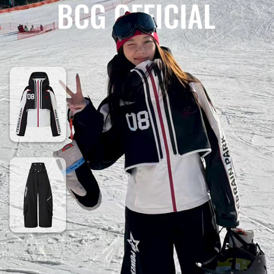 【明星同款】BCG复古机车滑雪服