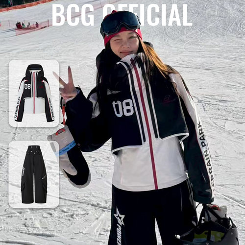 【明星同款】BCG复古机车滑雪服