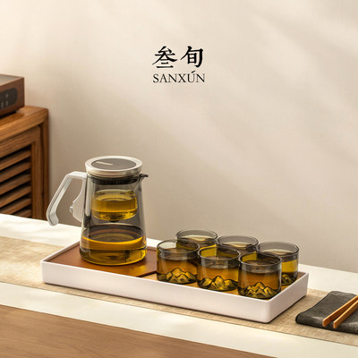 叁旬纳川飘逸壶茶具套装