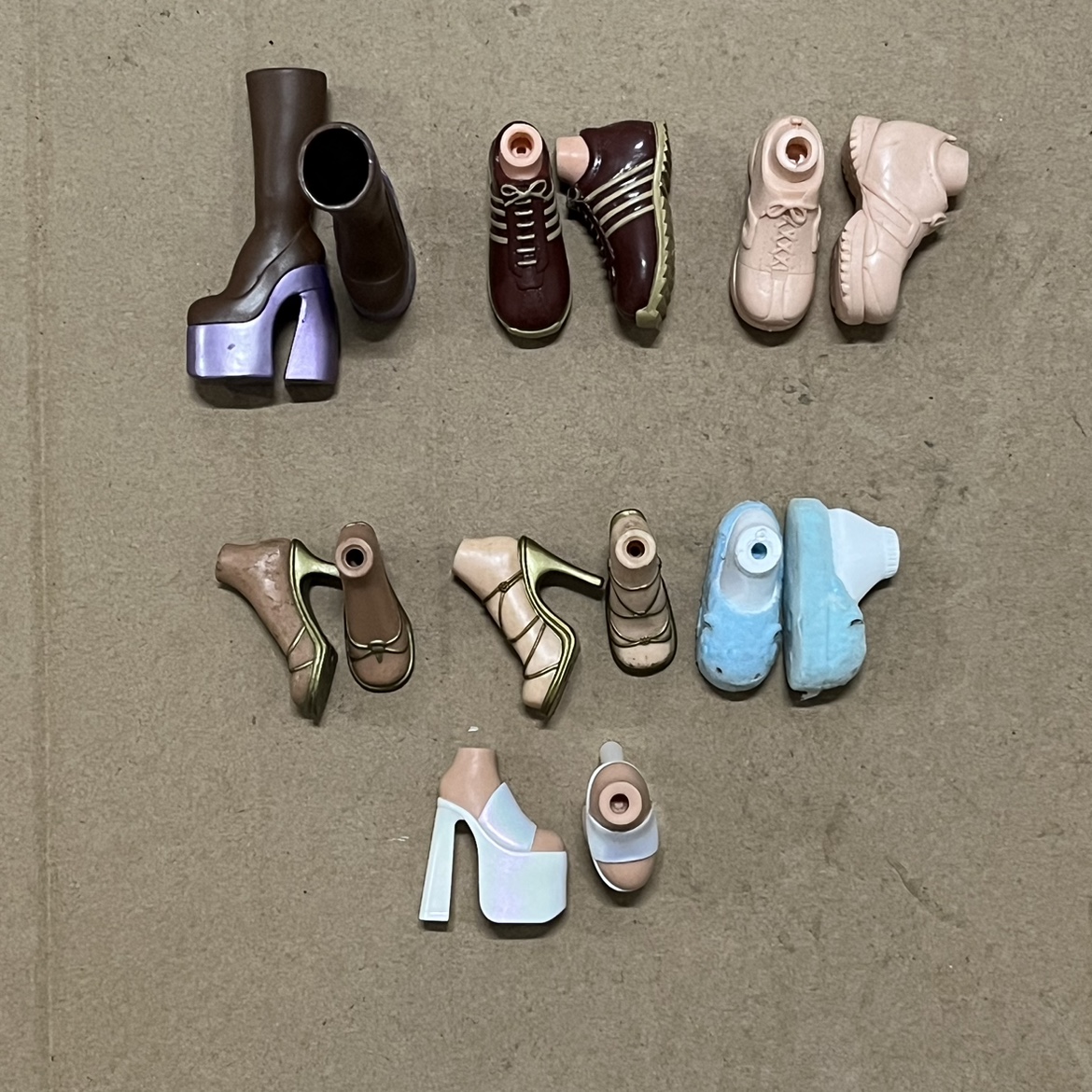 散货 插脚贝茨辣妹鞋子 贝Z娃娃 高跟鞋 鞋子替换搭配插脚鞋配件