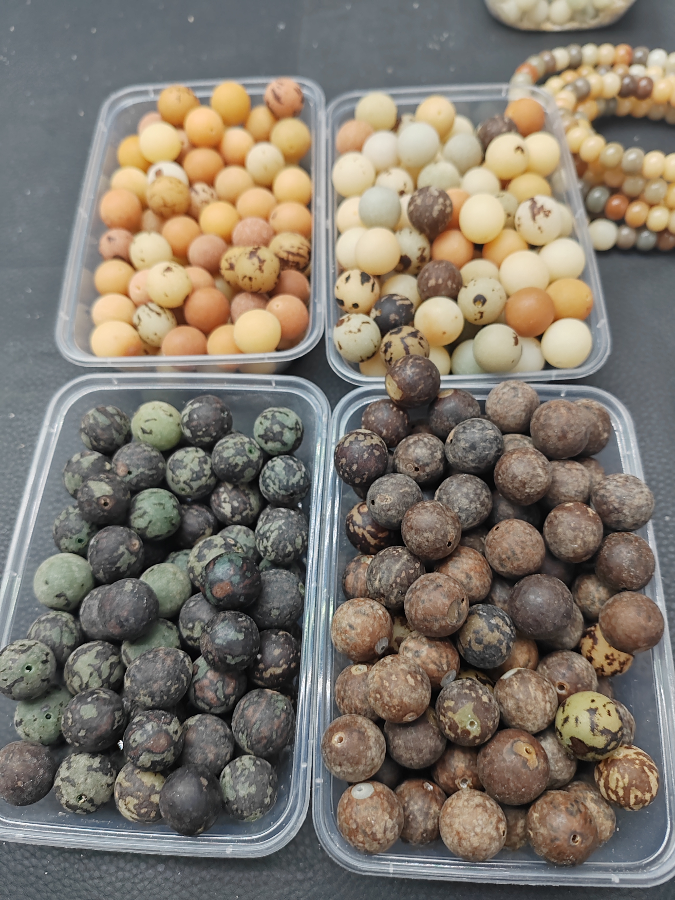 14m15m天然干磨菩提盲盒16颗现在制作