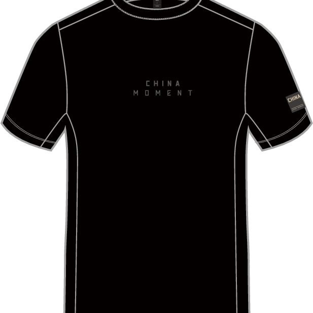特步CHINA男子夏季运动短袖T恤