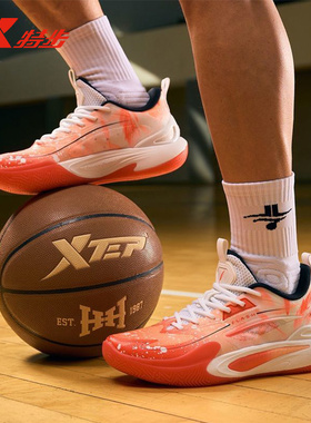 特步轻羽6代Lite篮球鞋男夏季防滑减震场地实战男鞋975219120012