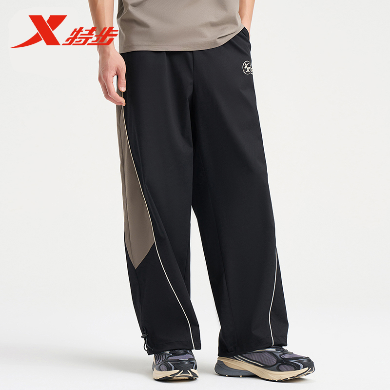 特步男宽松运动裤休闲长裤