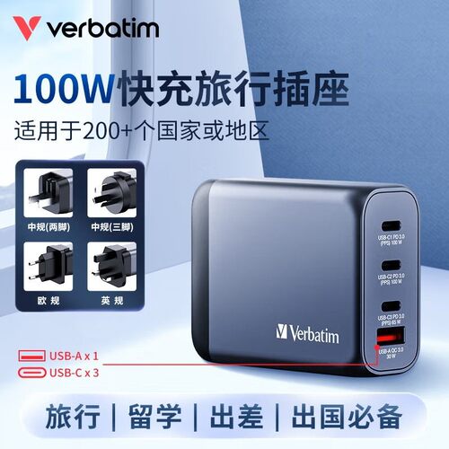 100W快充转换插头通用