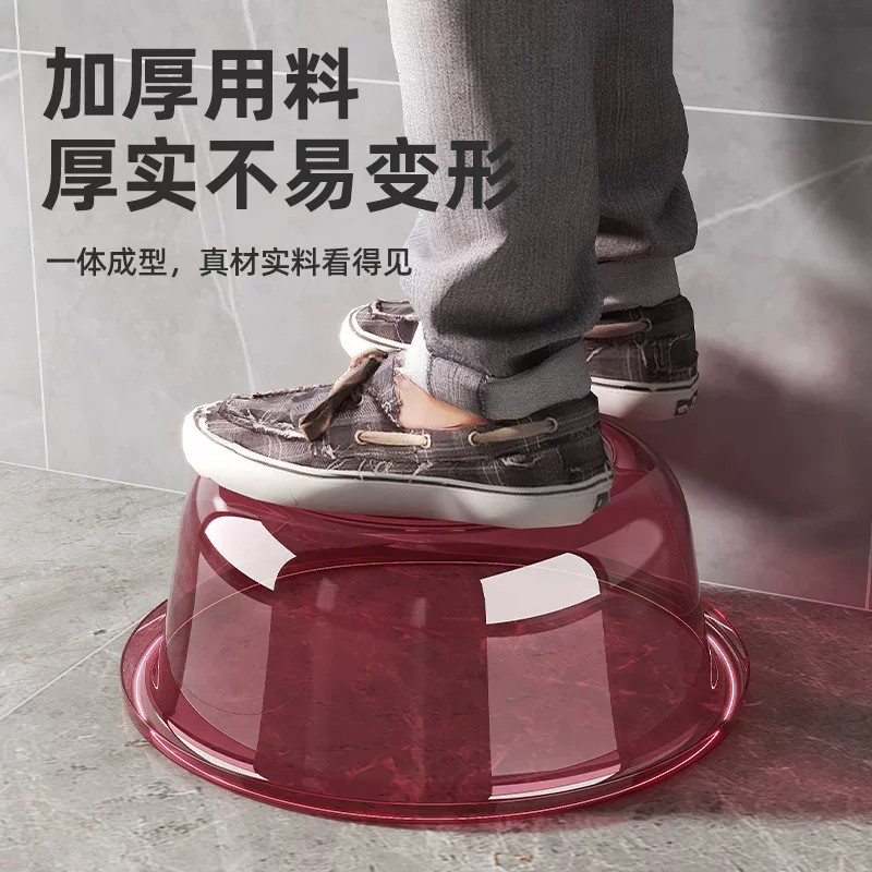 儿童脸盆婴儿宝宝用水盆加厚抗摔耐用洗菜盆内裤塑料透明盆洗菜池