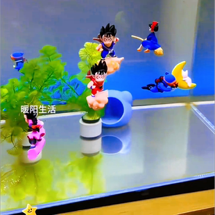 鱼缸漂浮摆件漂浮小仙女鱼缸造景全套创意内饰海底世界悬浮摆件