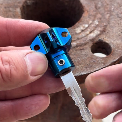 钥匙头烧钛扣电摩劲战小牛摩托车踏板车电动车改装配件个性通用