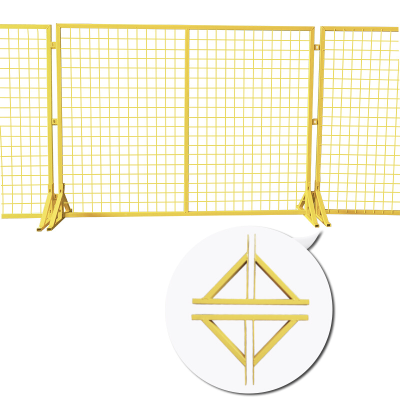 户外围栏门快递分拣栅栏护栏网铁网格门铁丝网围栏车间仓库隔离网