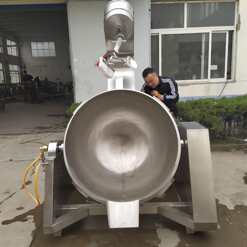 全自动大型月饼馅料炒锅 电加热行星搅拌炒机 食品厂豆沙炒制机器